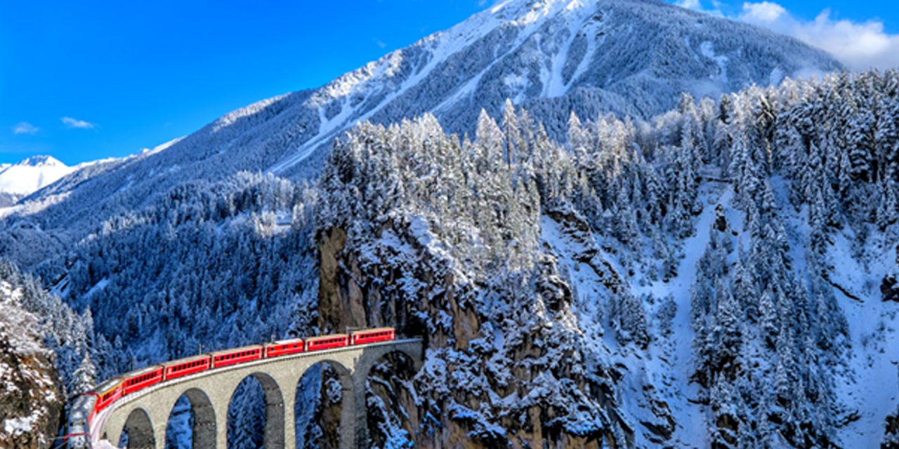 Trenino rosso del Bernina, St. Moritz e Como